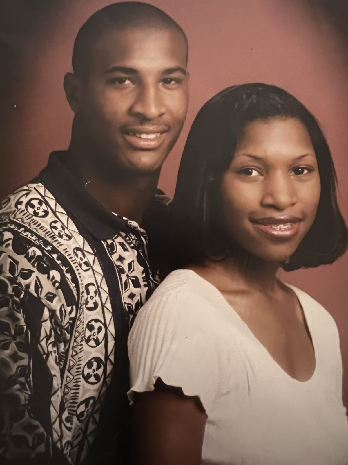 A young Daunte and Kimberly Culpepper together